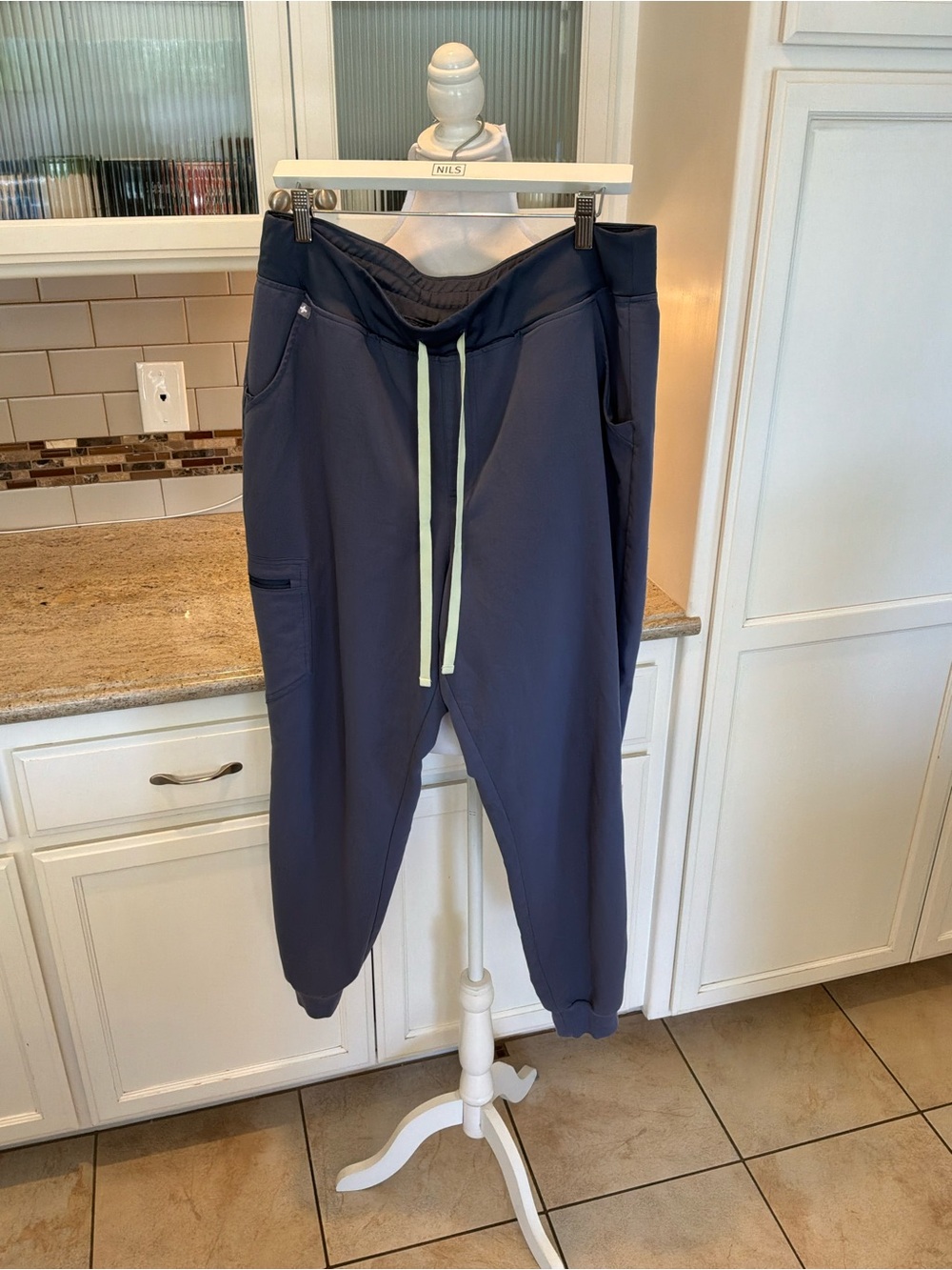 FIGS Zamora Jogger Scrub Pants in Blue XL